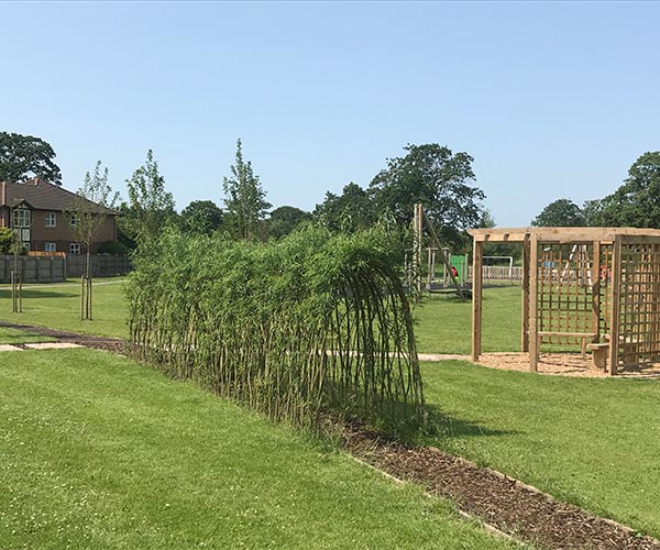 a park next to a childrens play area in Catterall