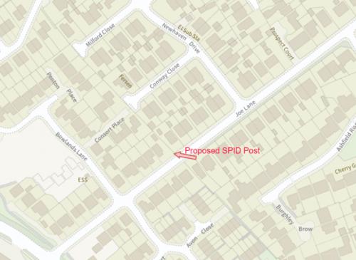 Consultation â€“ Speed Indicator Device on Joe Lane