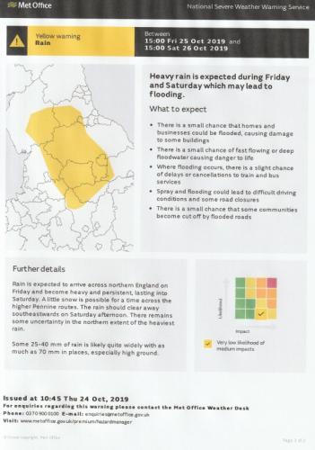 Flood Warnings This Weekend