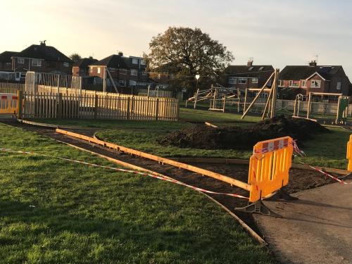 Work Starts on Catterall Playing Field